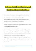 TruGreen Pesticide Certification 6&comma;3a&comma;3b Questions and Answers Graded A&plus;