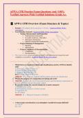 APWA CPII Practice Exam Questions And &OpenCurlyDoubleQuote;100&percnt; Verified Answers With Verified Solutions Grade A&plus;&period;