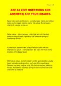 ASE A2 2026 QUESTIONS AND  ANSWERS&vert; ACE YOUR GRADES&period; 