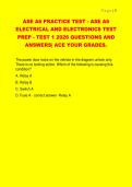 ASE A6 PRACTICE TEST - ASE A6  ELECTRICAL AND ELECTRONICS TEST  PREP - TEST 1 2026 QUESTIONS AND  ANSWERS&vert; ACE YOUR GRADES&period; 