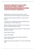 BLASTING ABRASIVE EXAM 4 2026  UPDATE WITH 100&percnt; CORRECT  QUESTIONS AND DETAILED ANSWERS &vert;  LATEST UPDATED &vert; GRADED A&plus; 