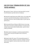 HUN 1201 EXAM 1 PREMIUM REVIEW SET 2026 TESTED MATERIALS