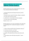 HURST READINESS TEST BANK 2026 VERIFIED ANSWERS GRADED A&plus;