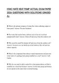 HVAC NATE HEAT PUMP ACTUAL EXAM PAPER 2026 QUESTIONS WITH SOLUTIONS GRADED A&plus;