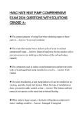 HVAC NATE HEAT PUMP COMPREHENSIVE EXAM 2026 QUESTIONS WITH SOLUTIONS GRADED A&plus;