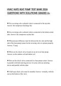 HVAC NATE HEAT PUMP TEST BANK 2026 QUESTIONS WITH SOLUTIONS GRADED A&plus;