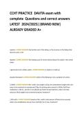 CCHT PRACTICE  DAVITA exam with complete  Questions and correct answers LATEST  2024&sol;2025&vert;&vert;BRAND NEW&vert; ALREADY GRADED A&plus;