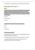 Oefentoets 2&period;2 Werken en ondernemen in de Euregio