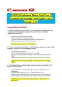 NURS 5334 Advanced Pharm&colon; Final Exam &vert; Questions and Answers &vert; 2026 Update &vert; 100&percnt; Correct &ndash; UTA&period;