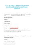 PSYC 387 Exam 3 Newest 2026 Questions  and Correct Detailed Answers Already  Graded A&plus;