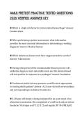 AMLS PRETEST PRACTICE TESTED QUESTIONS 2026 VERIFIED ANSWER KEY