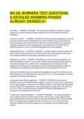 MA OIL BURNERS TEST QUESTIONS & DETAILED ANSWERS PASSED ALREADY GRADED A&plus;