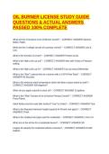 OIL BURNER LICENSE STUDY GUIDE QUESTIONS & ACTUAL ANSWERS PASSED 100&percnt; COMPLETE