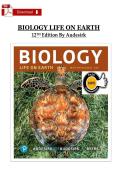 Test Bank&colon; Biology&colon; Life on Earth with Physiology &lpar;12th Edition&rpar; &ndash; Audesirk&comma; Audesirk&comma; & Byers