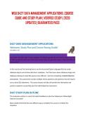 WGU D427 DATA MANAGEMENT APPLICATIONS&colon; COURSE GUIDE AND STUDY PLAN &vert; VERIFIED STUDY &vert; 2026 UPDATES &vert; GUARANTEED PASS