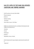 IAAI CFI & NFPA 921 TEST BANK 2026 UPDATED QUESTIONS AND VERIFIED ANSWERS