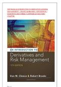 Test Bank&colon; An Introduction to Derivatives and Risk Management &lpar;10th Edition&rpar; &ndash; Chance & Brooks