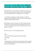 IAB ACTUAL STUDY SHEET 2026 COMPLETE QUESTIONS AND SOLUTIONS 100&percnt; CORRECT