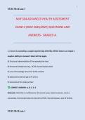 NUR 504 ADVANCED HEALTH ASSESSMENT EXAM 3 &lpar;NEW 2026&sol;2027&rpar; QUESTIONS AND ANSWERS - GRADED A&period;