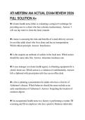ATI MIDTERM AM ACTUAL EXAM REVIEW 2026 FULL SOLUTION A&plus;
