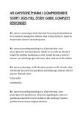 ATI CAPSTONE PHARM 1 COMPREHENSIVE SCRIPT 2026 FULL STUDY GUIDE COMPLETE RESPONSES