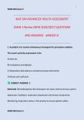 NUR 504 ADVANCED HEALTH ASSESSMENT  EXAM 3 Review &lpar;NEW 2026&sol;2027&rpar; QUESTIONS  AND ANSWERS - GRADED A&period;