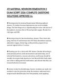 ATI MATERNAL NEWBORN REMEDIATION 2 EXAM SCRIPT 2026 COMPLETE QUESTIONS SOLUTIONS APPROVED A&plus;