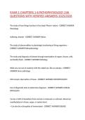 EXAM 1 CHAPTERS 1-6 PATHOPHYSIOLOGY 246 QUESTIONS WITH VERIFIED ANSWERS 2025&sol;2026&comma;100&percnt;CORRECT
