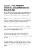 ATI NCLEX QUESTIONS ANSWERS RATIONALES LATEST NUR 101 NCSBN TEST BANK RN PN 2026