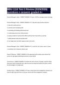 MBU 1110 Test 3 Review &lpar;2025&sol;2026&rpar; questions n answers graded A&plus;
