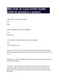 MBU 2130&lowbar;Dr&period; Cusic STUDY GUIDE EXAM 1D questions n answers