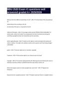 MBU 2520 Exam -1 questions well answered graded A&plus; 2025&sol;2026