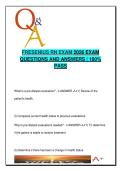 Fresenius RN Final Exam 2026 &lpar;98 Questions&rpar; &vert; NUR 2026 &ndash; Hemodialysis Care&comma; Access Management&comma; Safety Protocols