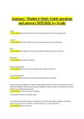 Anatomy &ndash; Module 6 Study Guide &vert; Verified Practice Questions & Correct Detailed Answers &vert; 2025&sol;2026 A&plus; Grade