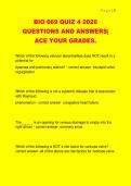 BIO 669 QUIZ 4 2026  QUESTIONS AND ANSWERS&vert;  ACE YOUR GRADES&period;