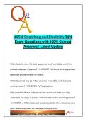 NASM Stretching & Flexibility &lpar;2026&rpar; &vert; 100 Exam Questions on Myofascial Nets&comma; Assisted Stretching&comma; Scope of Practice & Client Safety