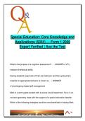 Special Education Core Knowledge &lpar;5354&rpar; &ndash; 90 Practice Questions on IDEA&comma; IEPs&comma; Behavior & Assessment &ndash; 2026