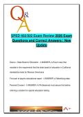 SPED 402&sol;502 &ndash; 40 Exam Questions on Assessment&comma; IEPs&comma; Behavior & Early Intervention &ndash; 2026