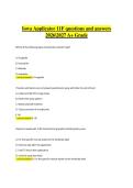 Iowa Applicator 11F Exam &vert; Verified Practice Questions & Correct Detailed Answers &vert; 2026&sol;2027 A&plus; Grade