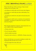ITEC 3010 FINAL EXAM QUESTIONS AND ANSWERS 2026
