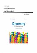 Diversity in Organizations &ndash; Myrtle Bell &lpar;2nd Edition&rpar; &vert; Complete Test Bank &lpar;Chapters 1&ndash;15&rpar;