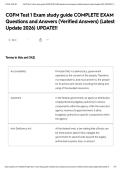 CGFM Test 1 Exam study guide COMPLETE EXAM Questions and Answers &lpar;Verified Answers&rpar; &lpar;Latest Update 2026&rpar; UPDATE&excl;&excl;
