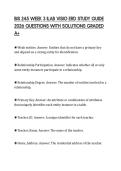 BIS 245 WEEK 3 ILAB VISIO ERD STUDY GUIDE 2026 QUESTIONS WITH SOLUTIONS GRADED A&plus;