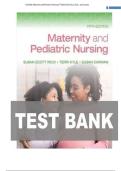 Test Bank for Maternity and Pediatric Nursing&comma; 5th Edition &ndash; Ricci&comma; Kyle & Carman