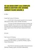 ICS-300 EXAM SCRIPT 2026 COMPLETE BUNDLE QUESTIONS AND ANSWERS ALREADY PASSED GRADED A