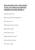 BPME AND PPME STUDY GUIDE UPDATED ACTUAL TEST PAPER 2026 QUESTIONS ANSWERS SOLUTIONS GRADED A&plus;