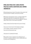 BPME AND PPME STUDY GUIDE UPDATED PRACTICE TESTED QUESTIONS 2026 VERIFIED ANSWER KEY