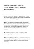 ICS 800D EXAM SCRIPT 2026 FULL QUESTIONS AND CORRECT ANSWERS ALREADY PASSED