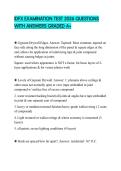 IDFX EXAMINATION TEST 2026 QUESTIONS WITH ANSWERS GRADED A&plus;