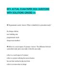 IDFX ACTUAL EXAM PAPER 2026 QUESTIONS WITH SOLUTIONS GRADED A&plus;